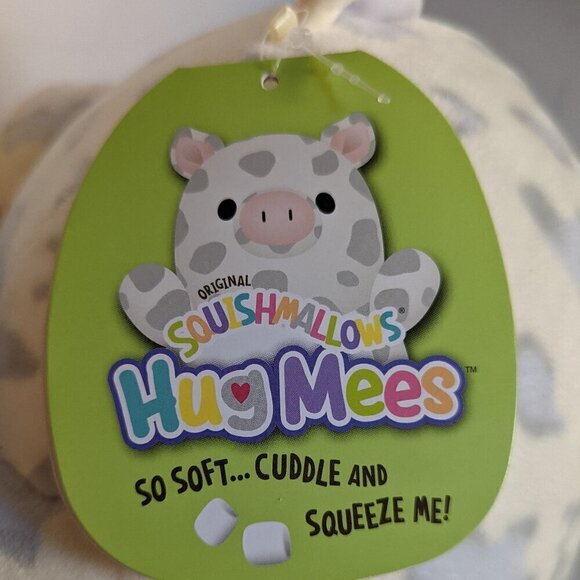 NWT 14" Reese Pig Hug Mees Squishmallows Farm Squad Plush Easter Spring Gift NEW - Picture 6 of 8